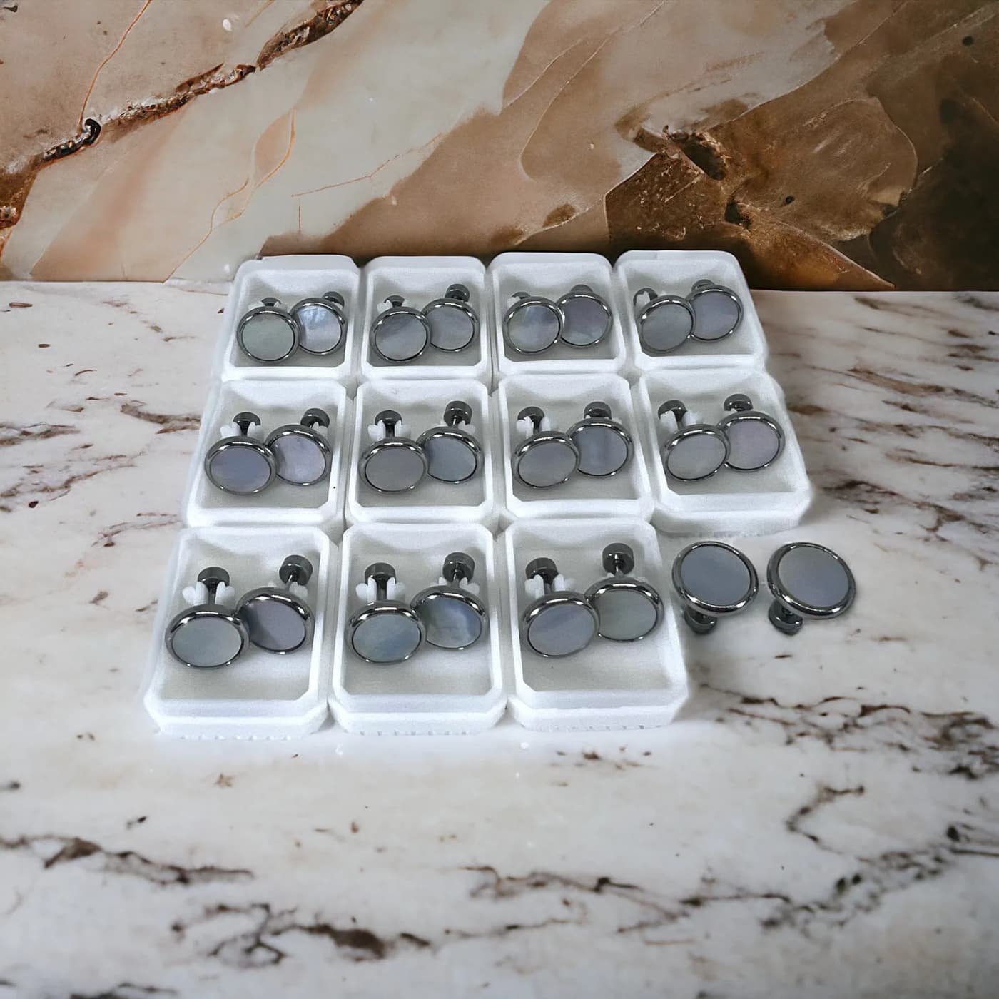 pack 24 abridores plata plano