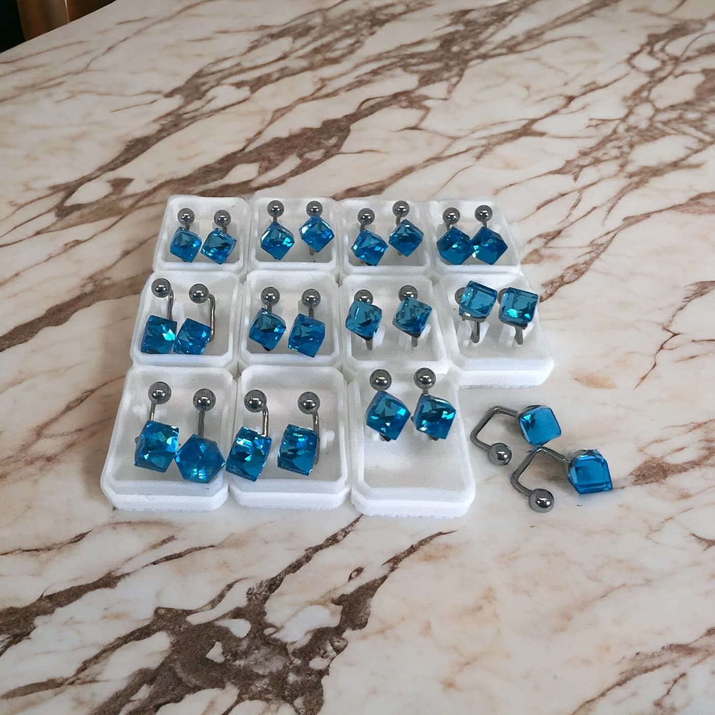 pack 24 abridores largo cubo celeste