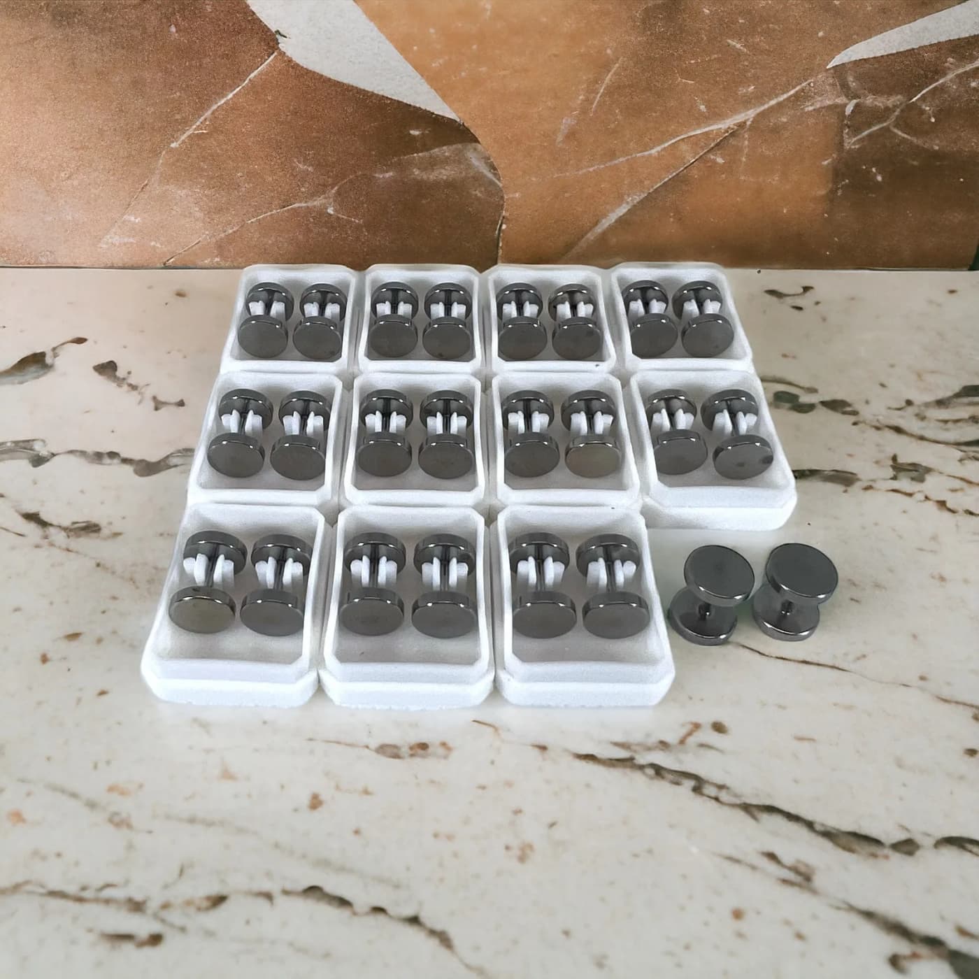 pack 24 abridores plata plana