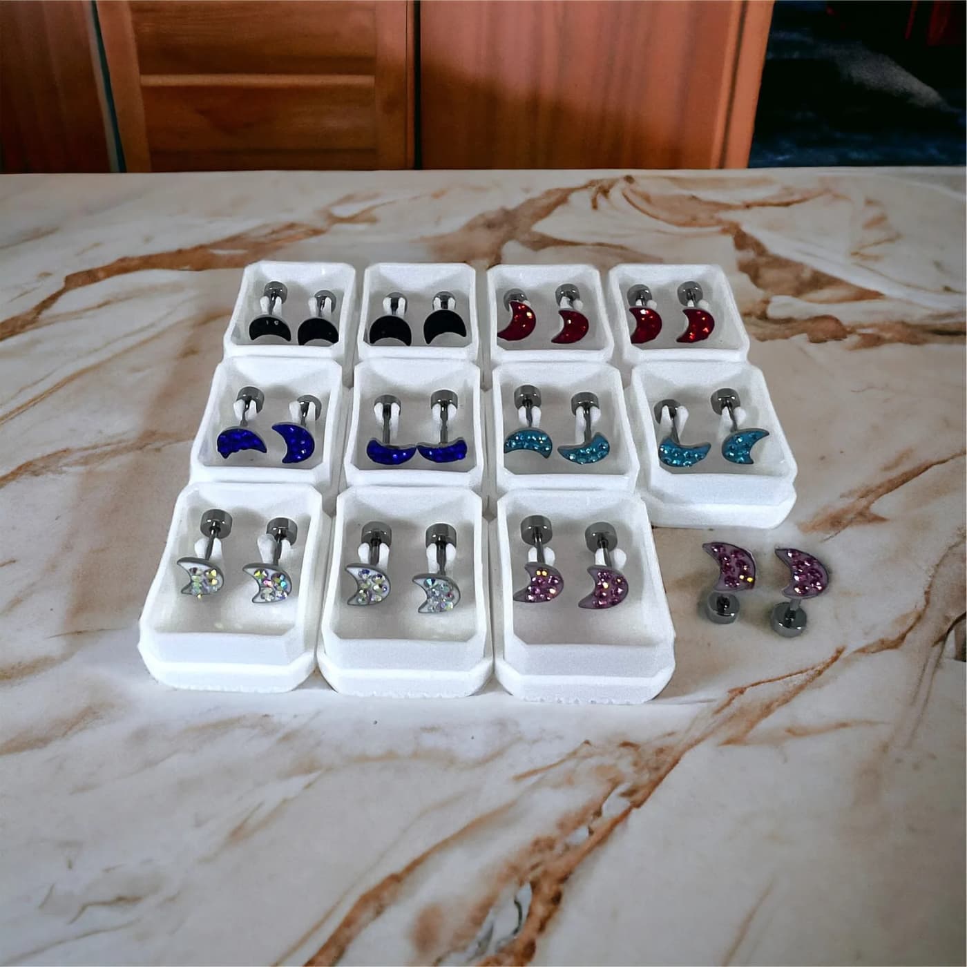 pack 24 abridores luna brillante color