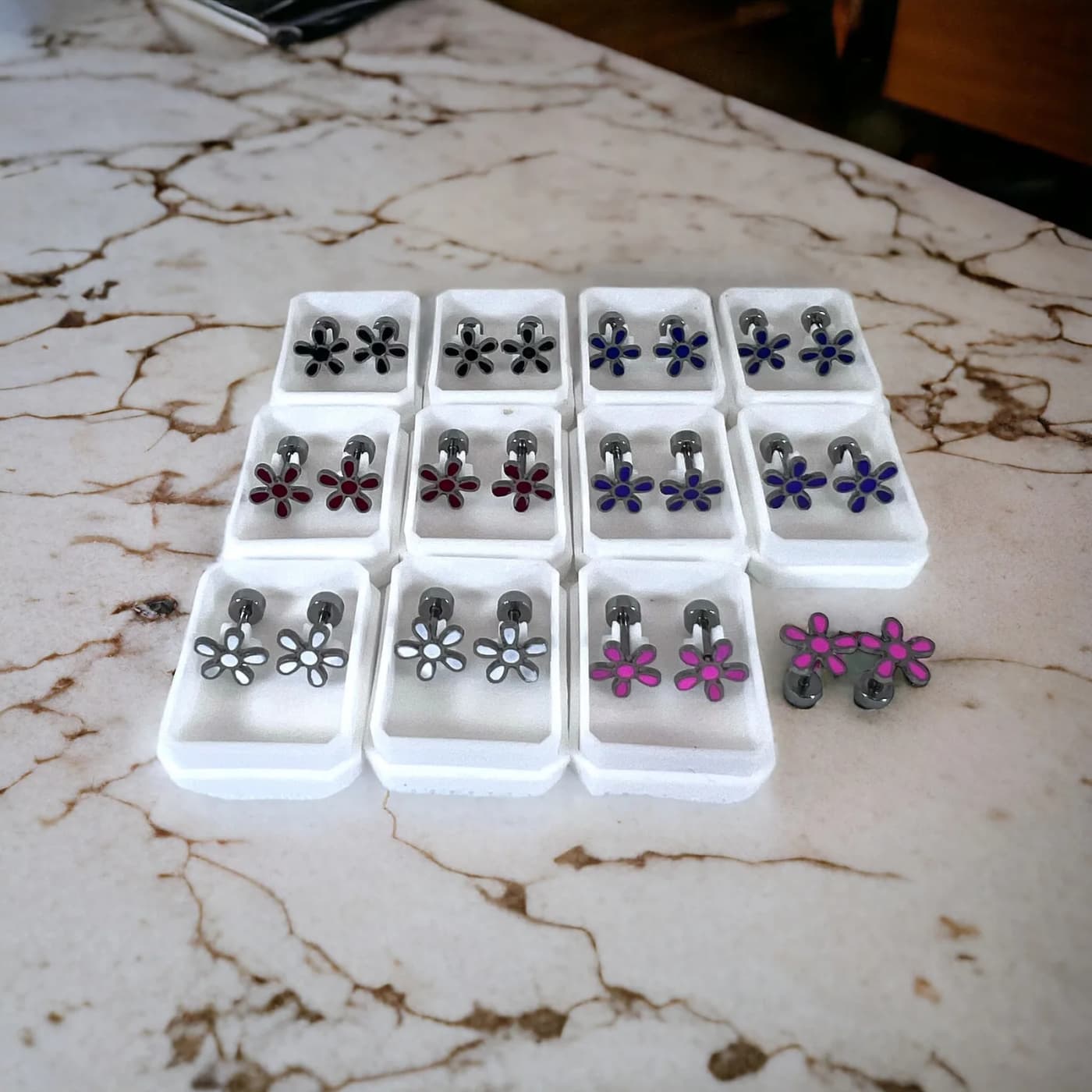 pack 24 abridores flor color