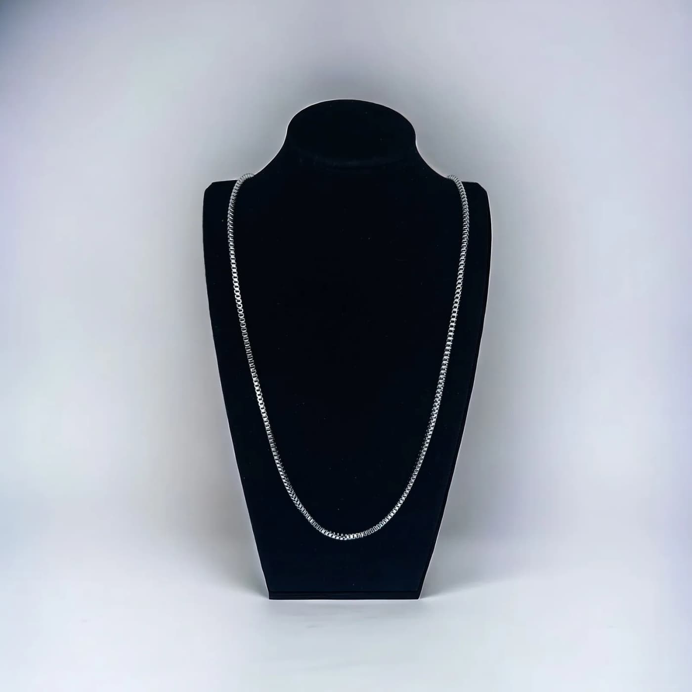 cadena plata (2.5 - 60cm) cuadrado