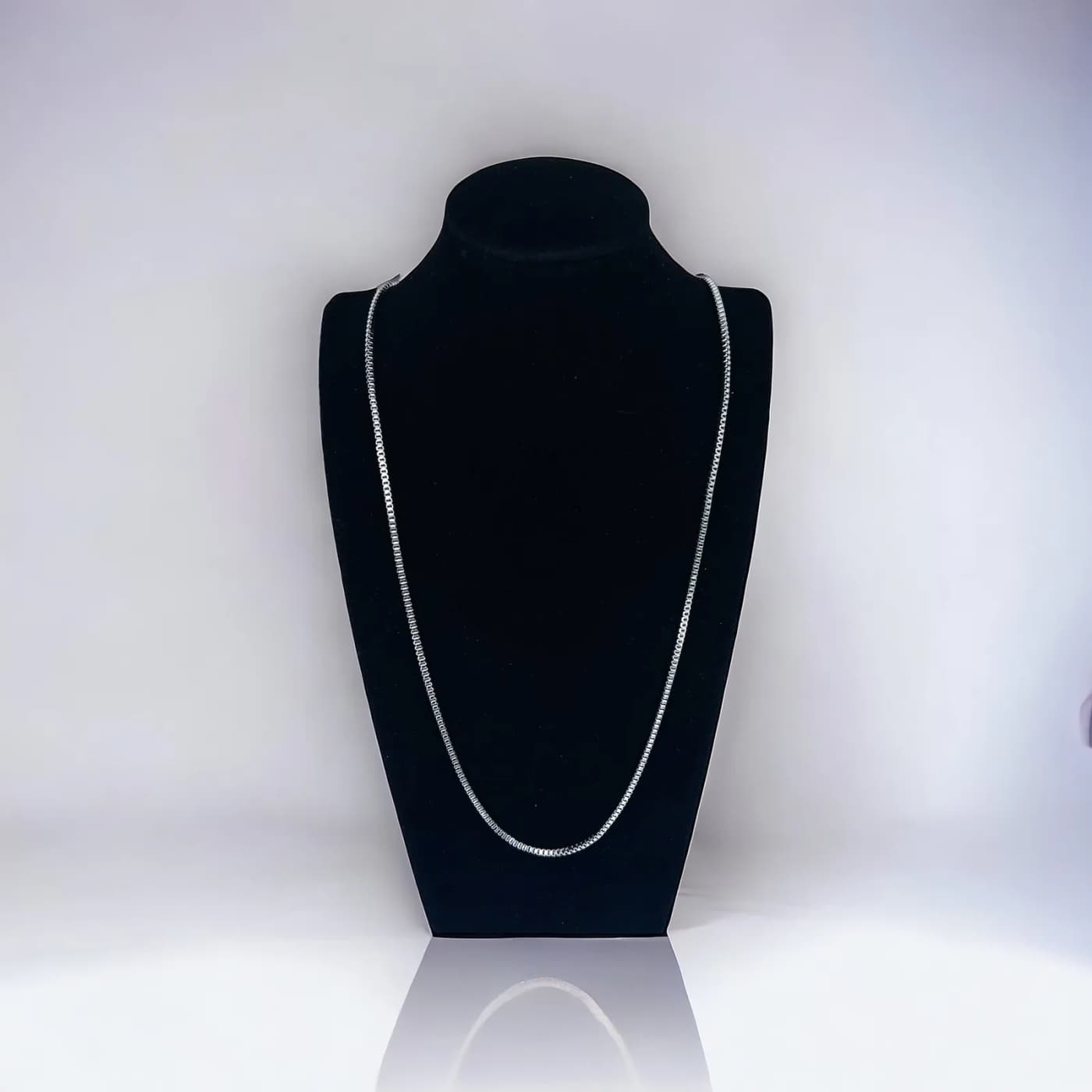 cadena plata (2.0 - 60cm) cuadrado