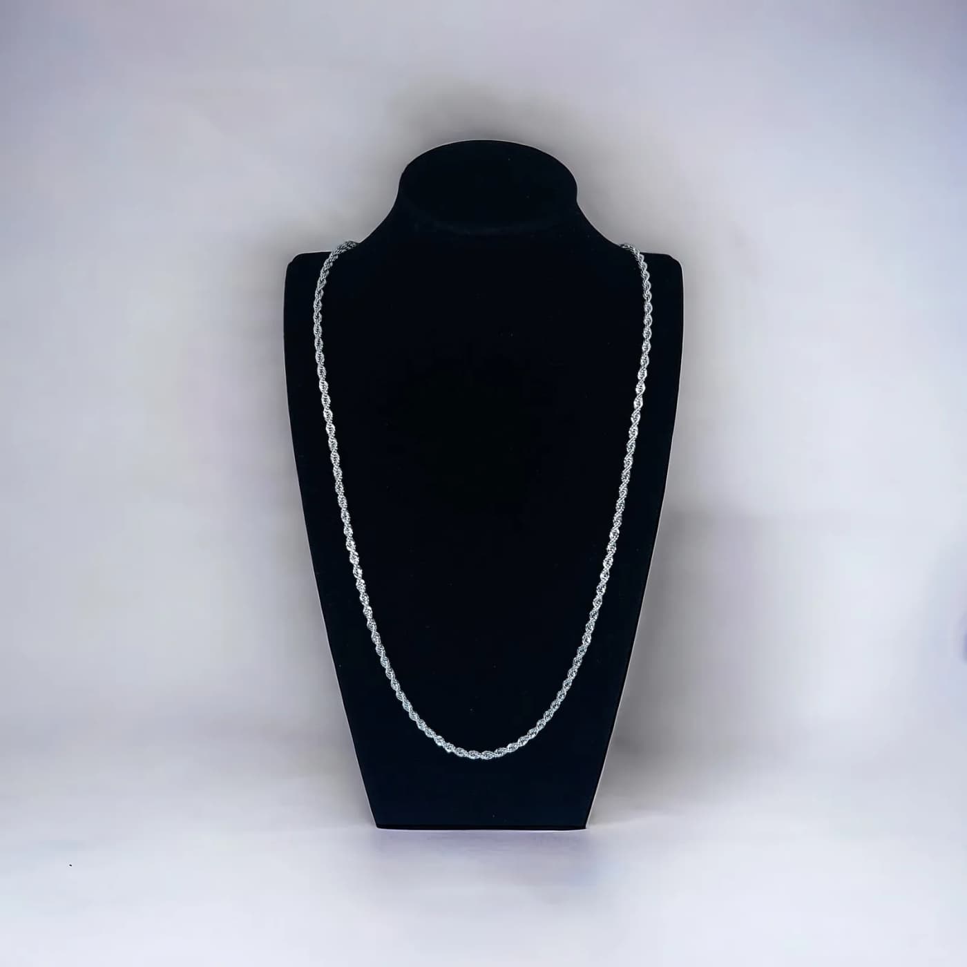 cadena plata (0.6 - 60cm) trenza