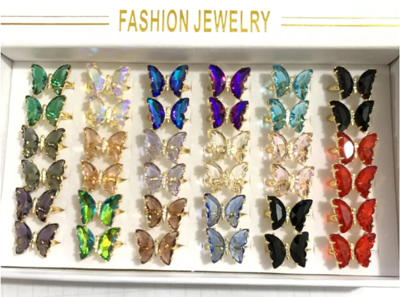 ANILLO DE MARIPOSA LLAVE 6UNIDA