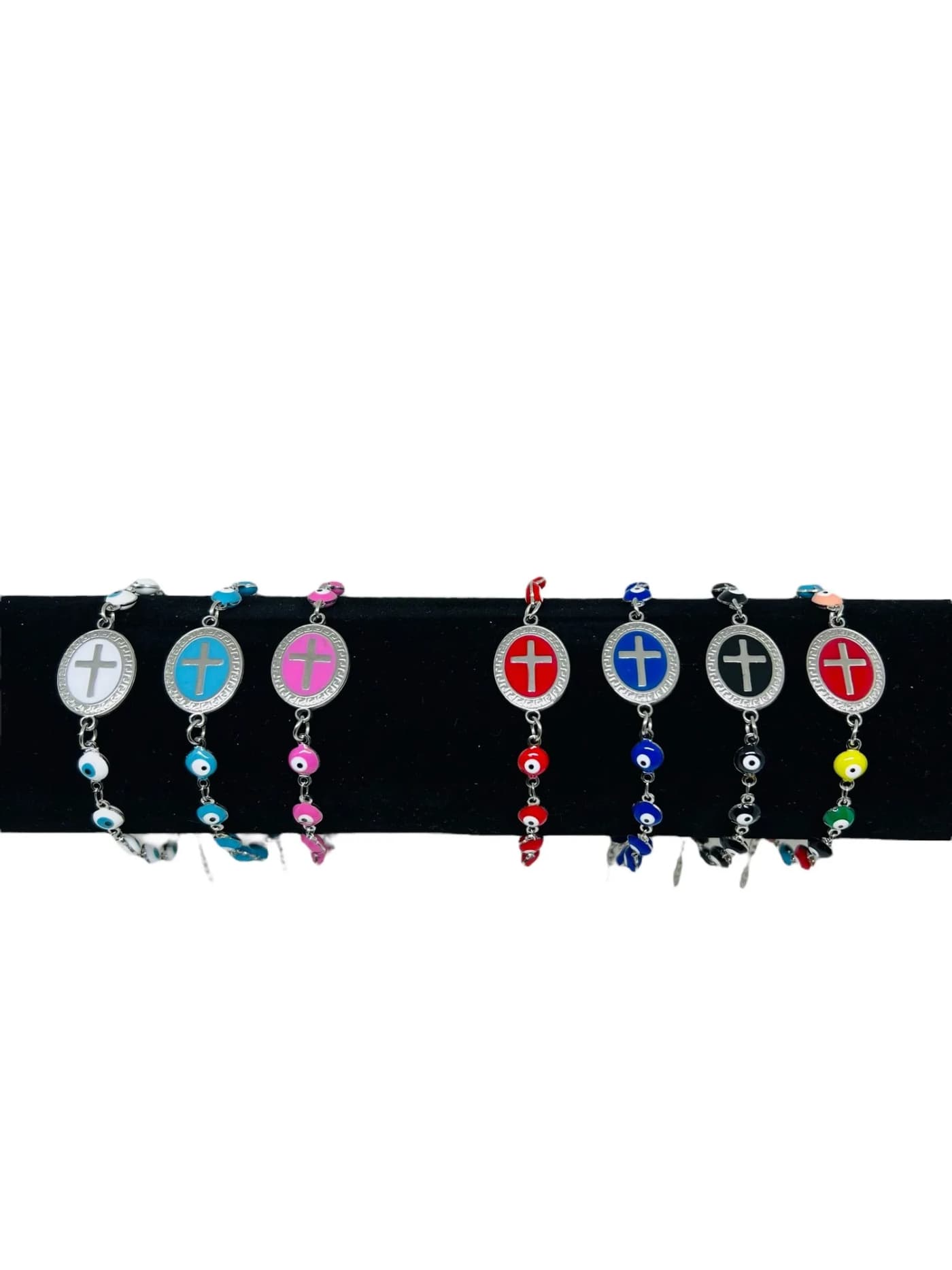 pulsera de ojoturco con curz p