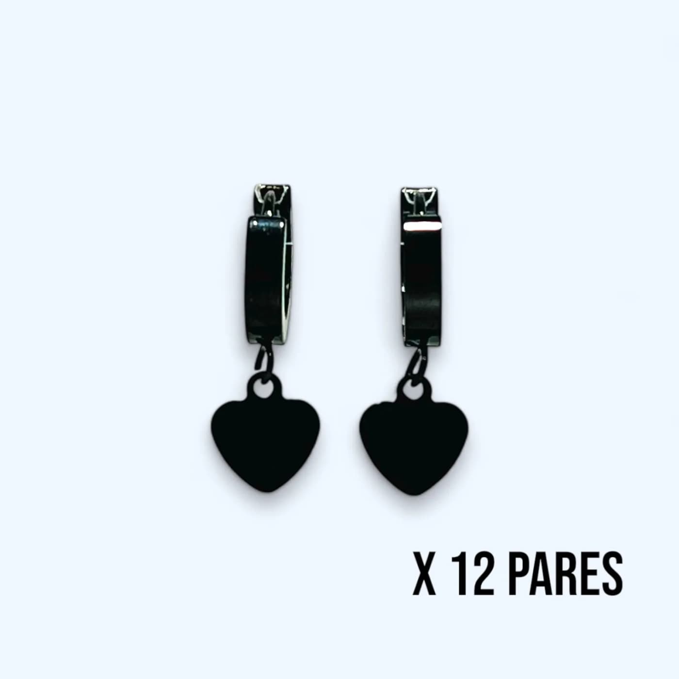 aro de corazon 12tira negro