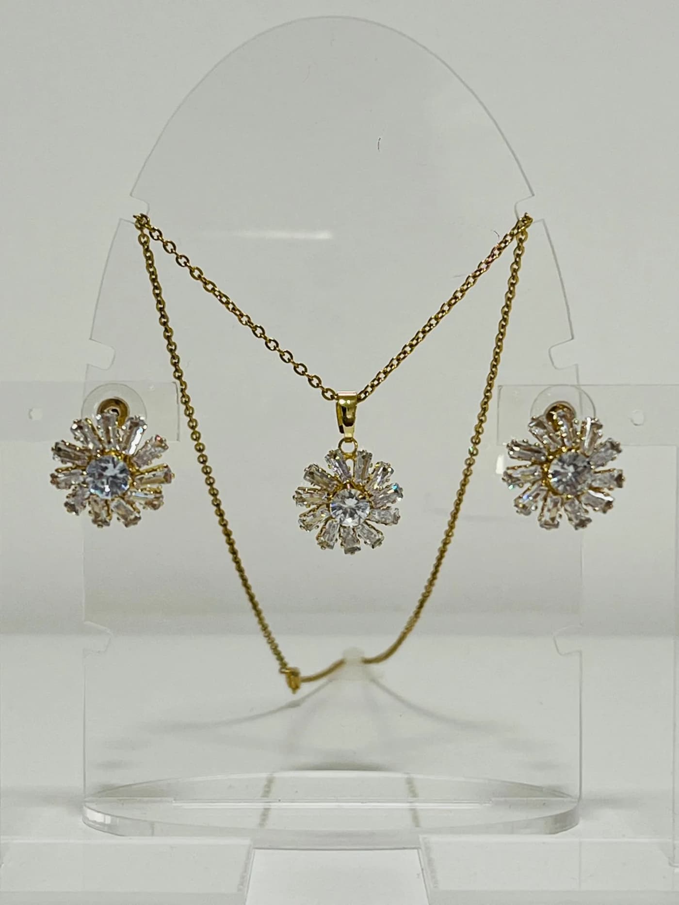 collar con aro brillgente do