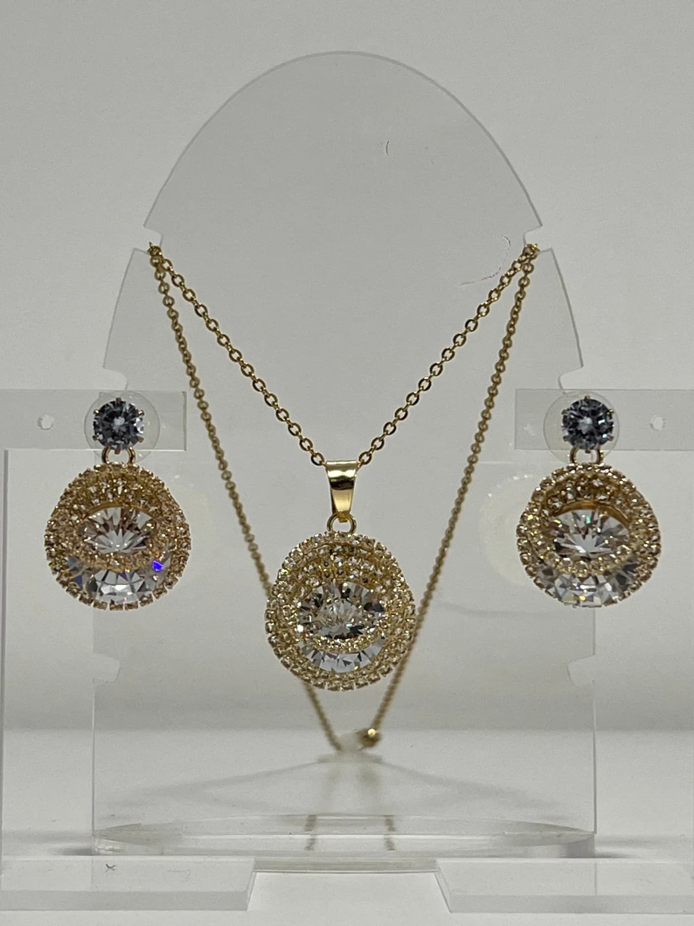 collar con aro brillgente do