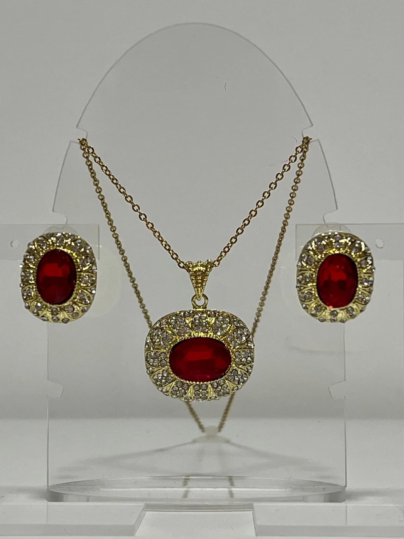 collar con aro brillgente do