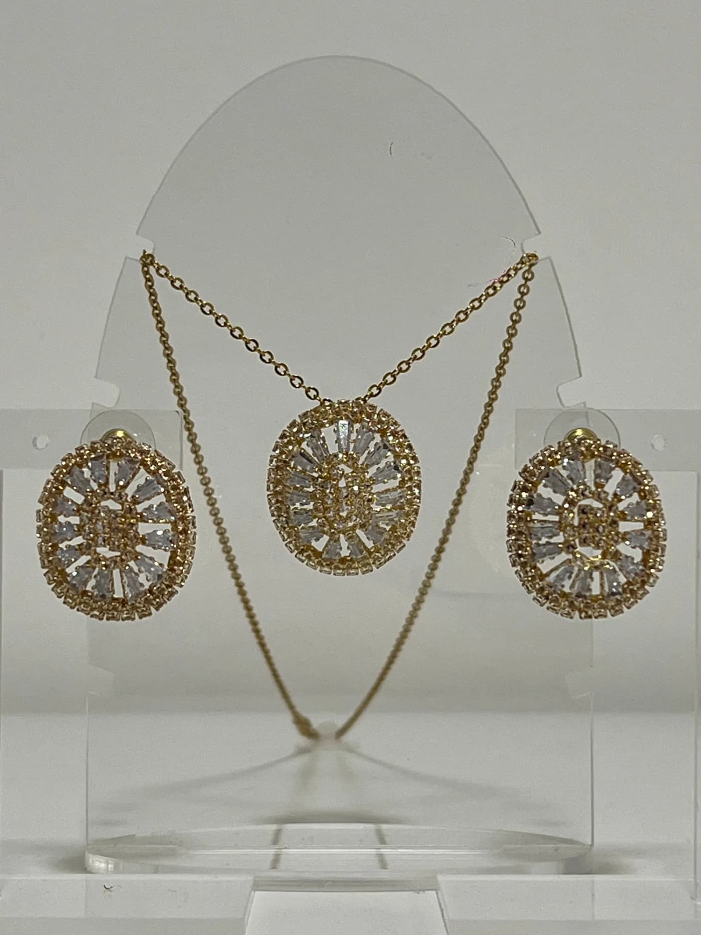 collar con aro brillgente do