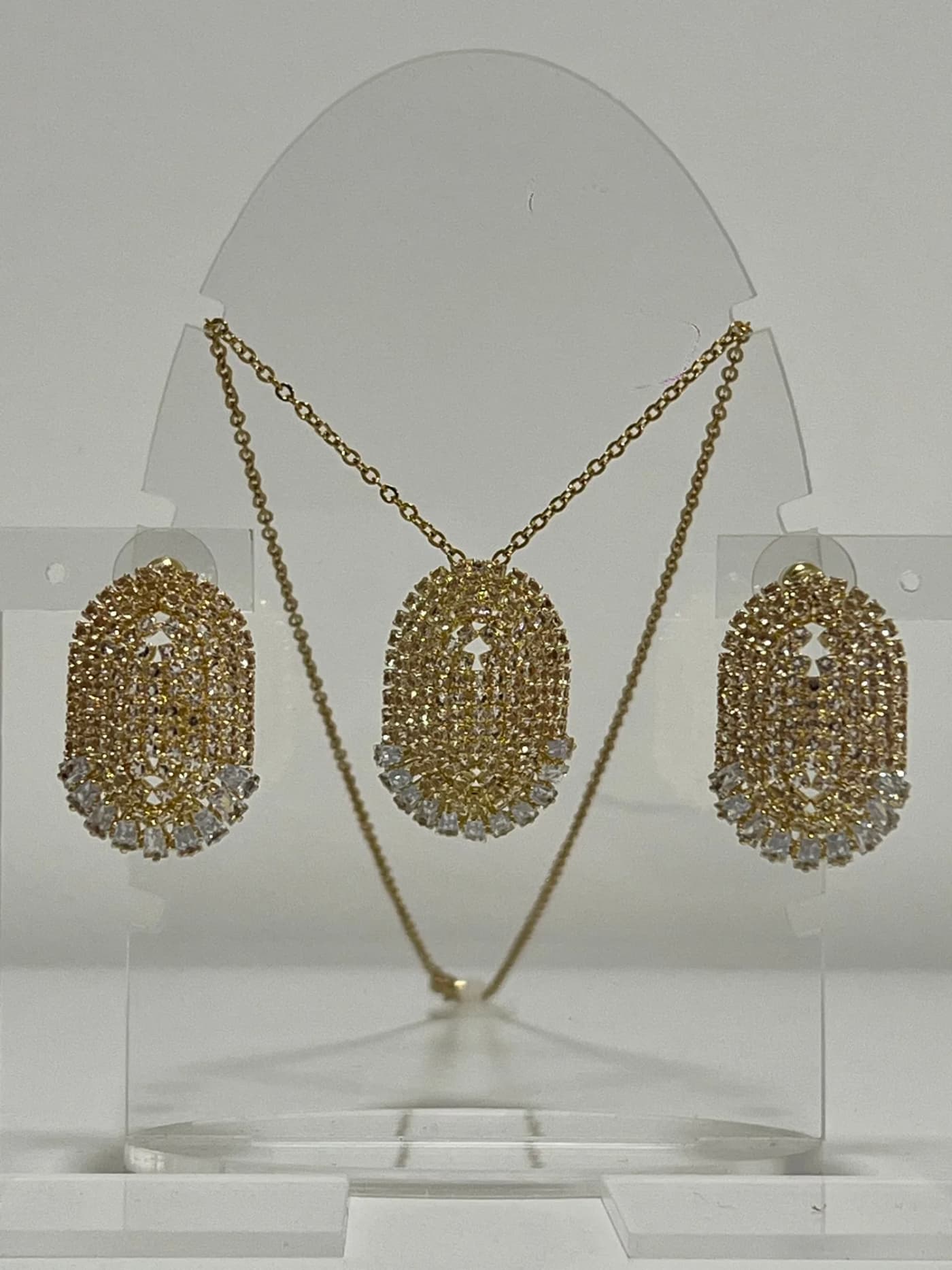 collar con aro brillgente do