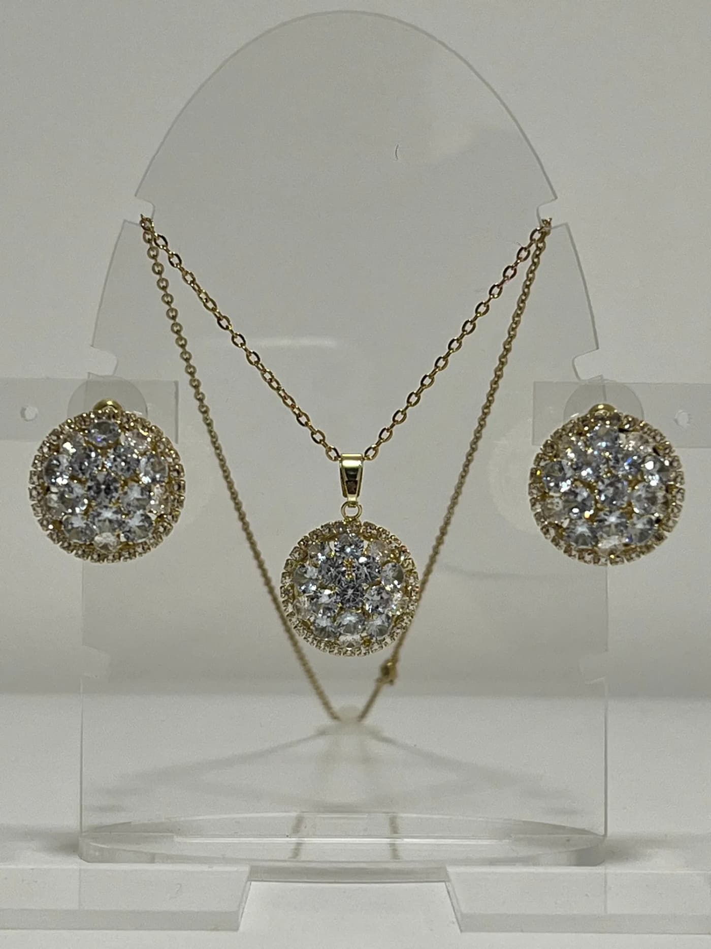 collar con aro brillgente do