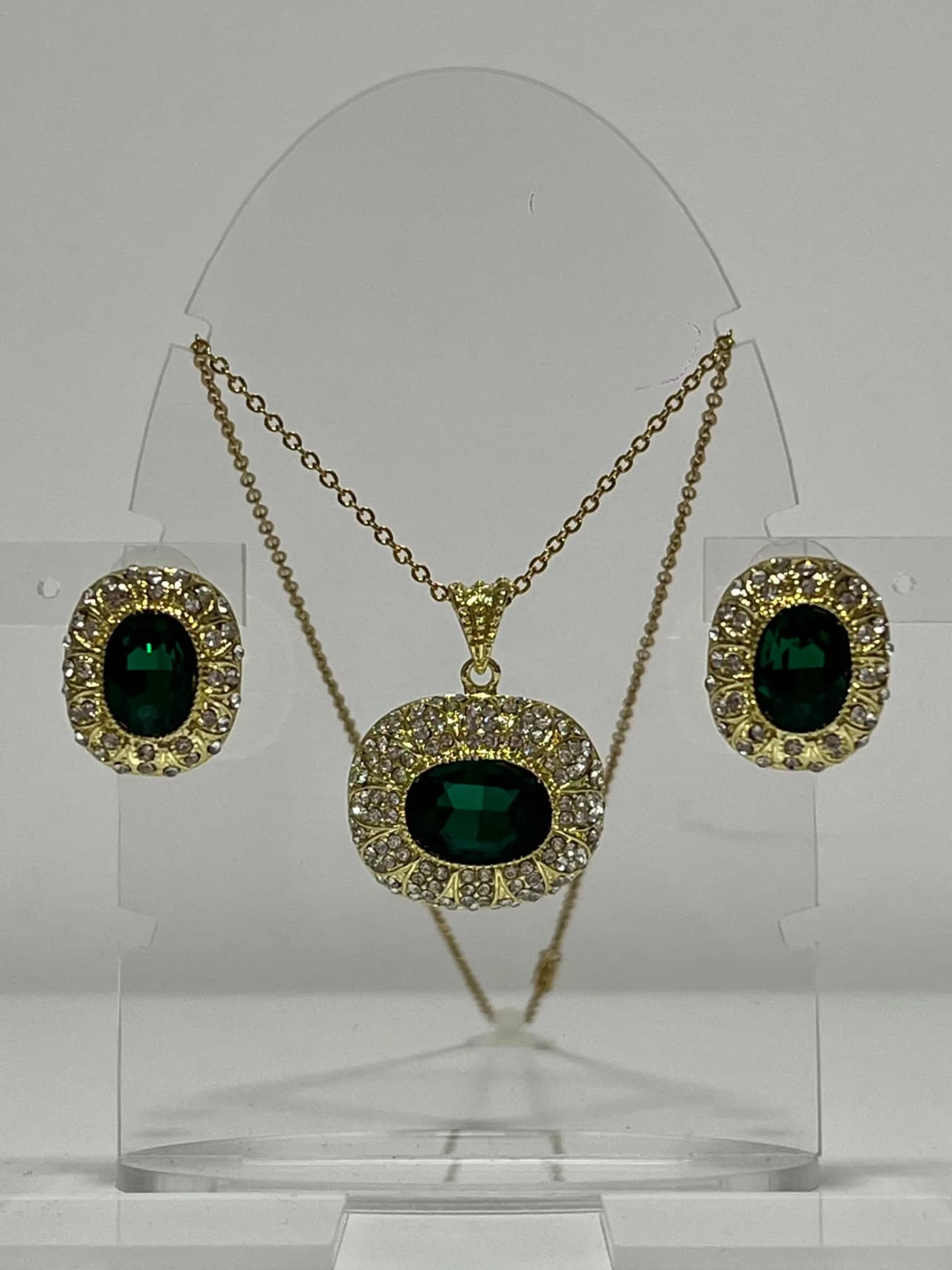 collar con aro brillgente do