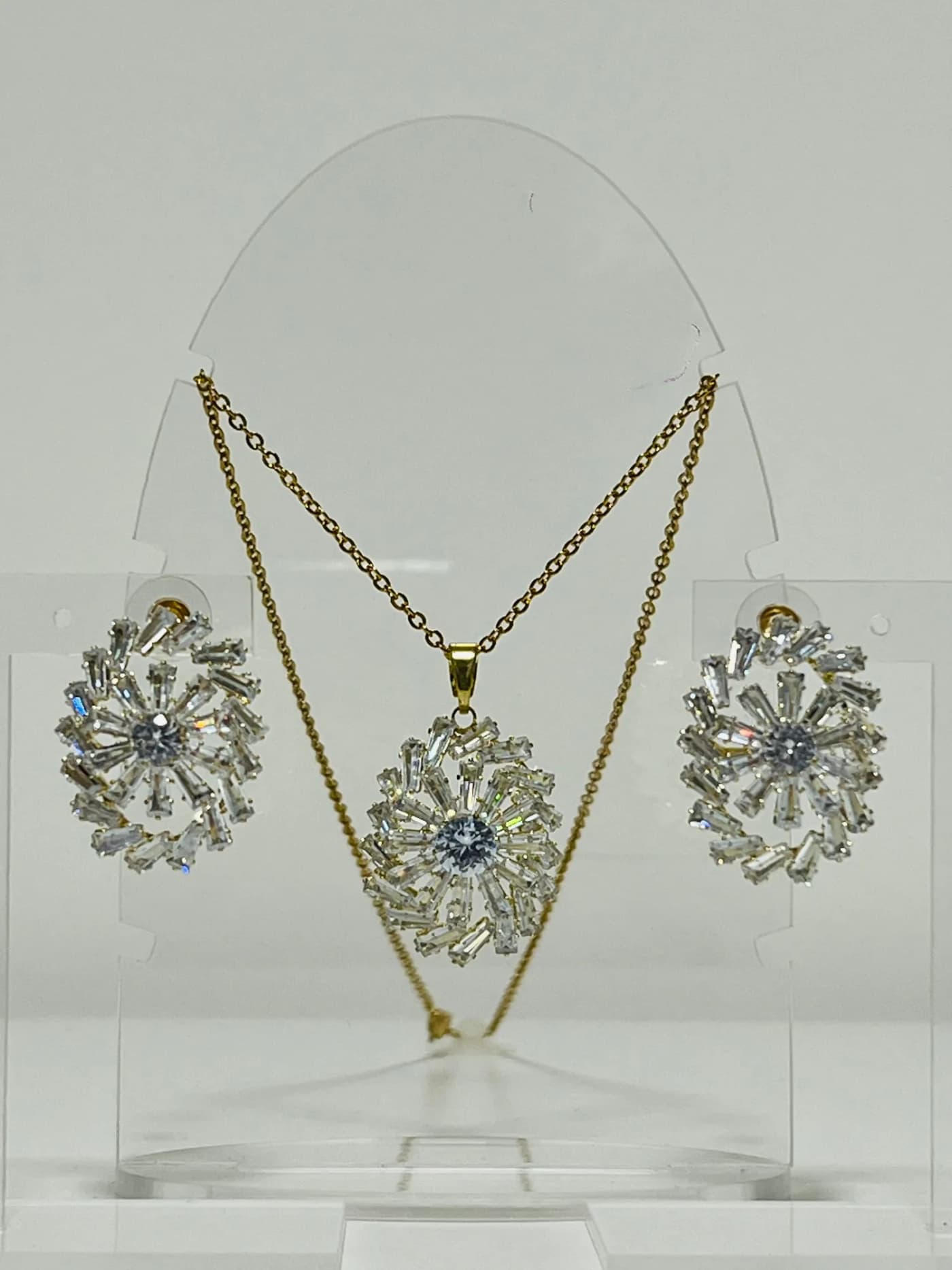 collar con aro brillgente do