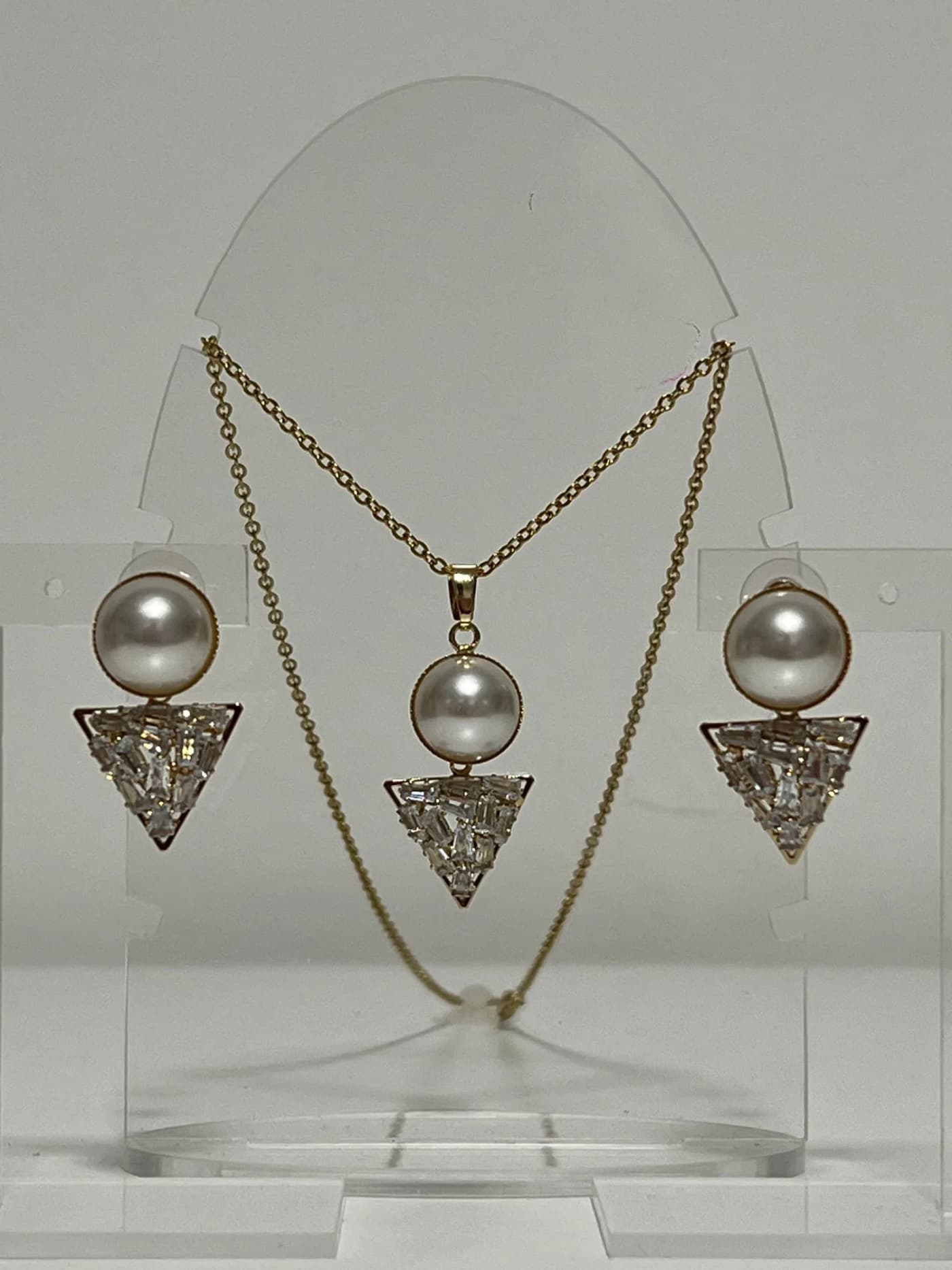 collar con aro brillgente do