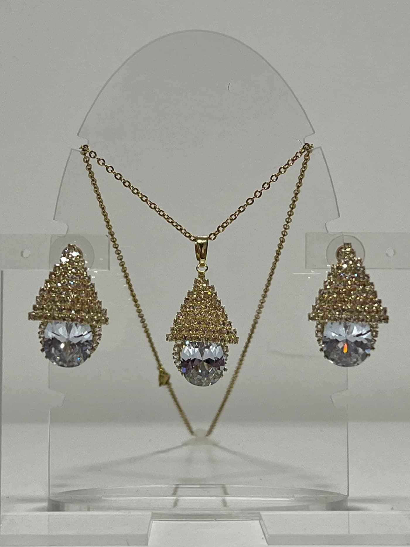 collar con aro brillgente do