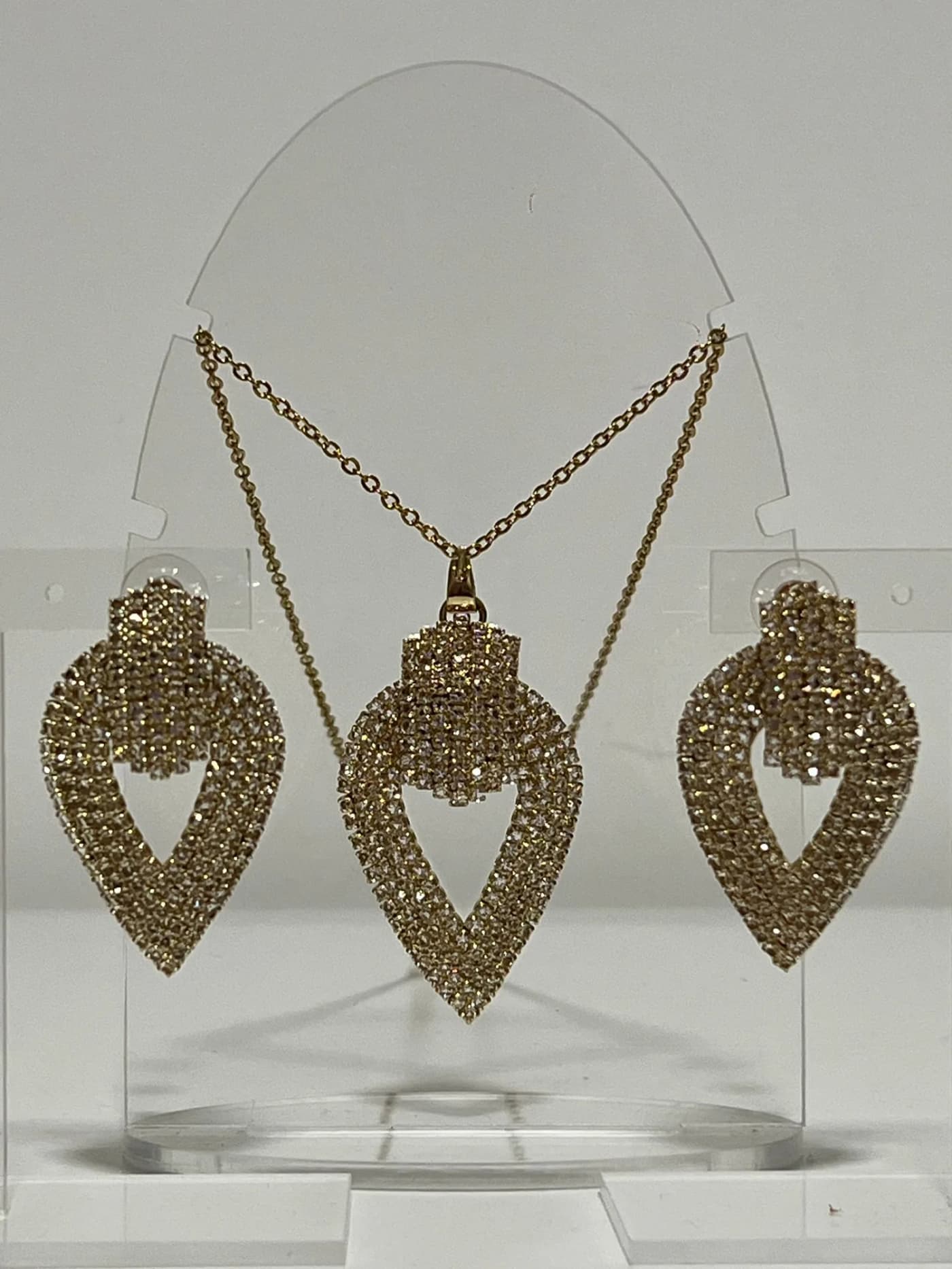 collar con aro brillgente do