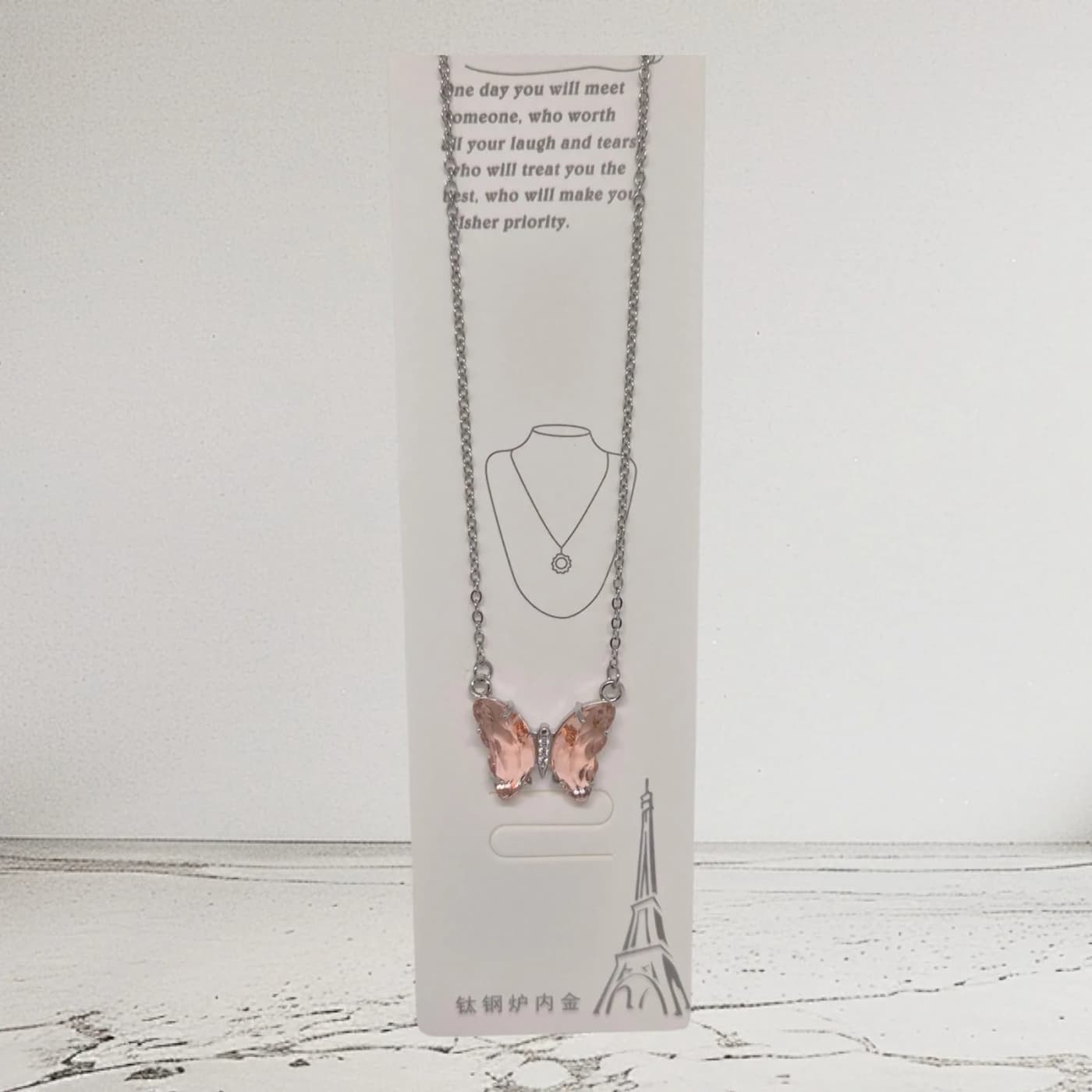 collar de mariposa p