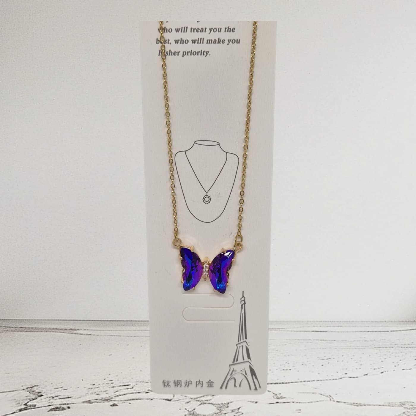 collar de mariposa do