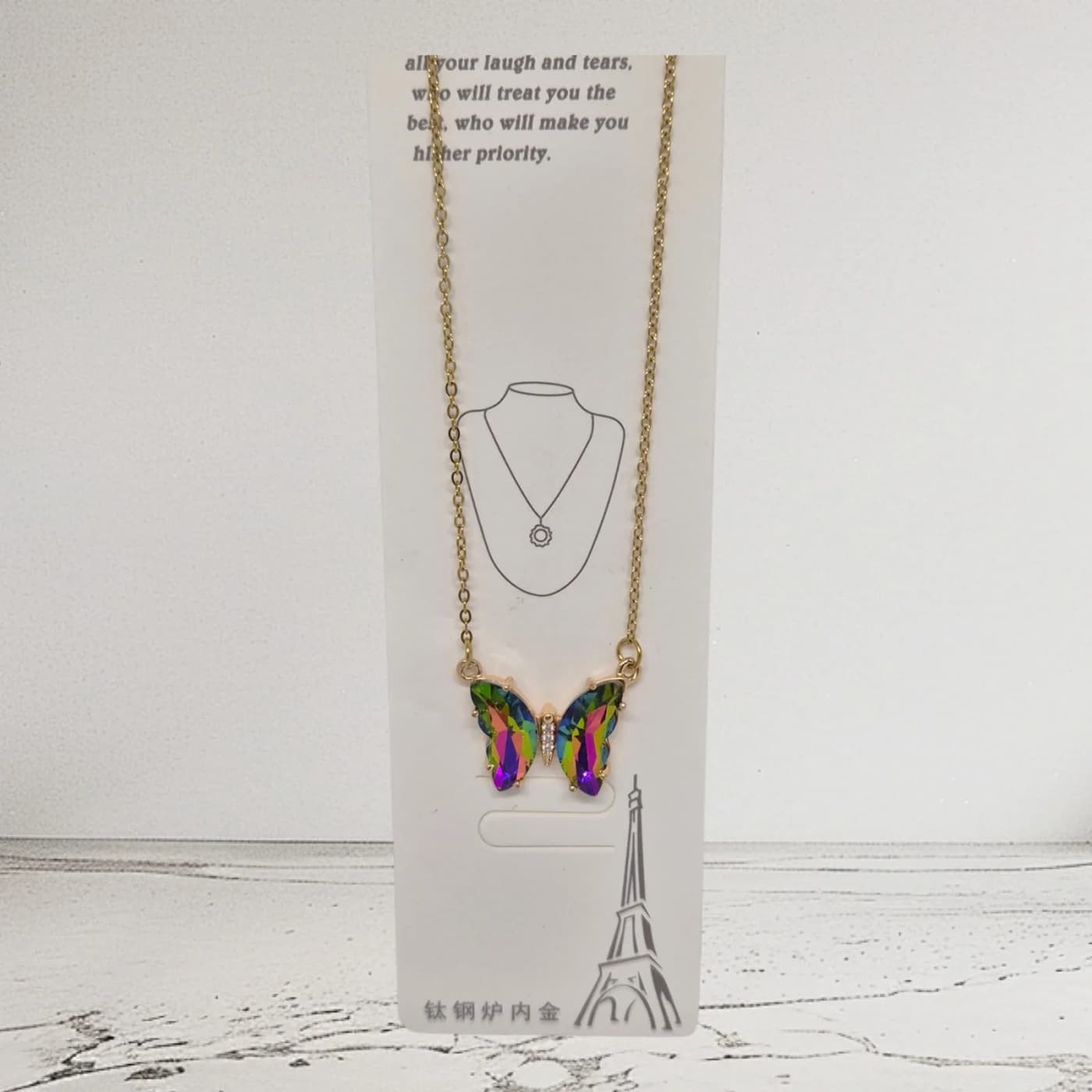 collar de mariposa do