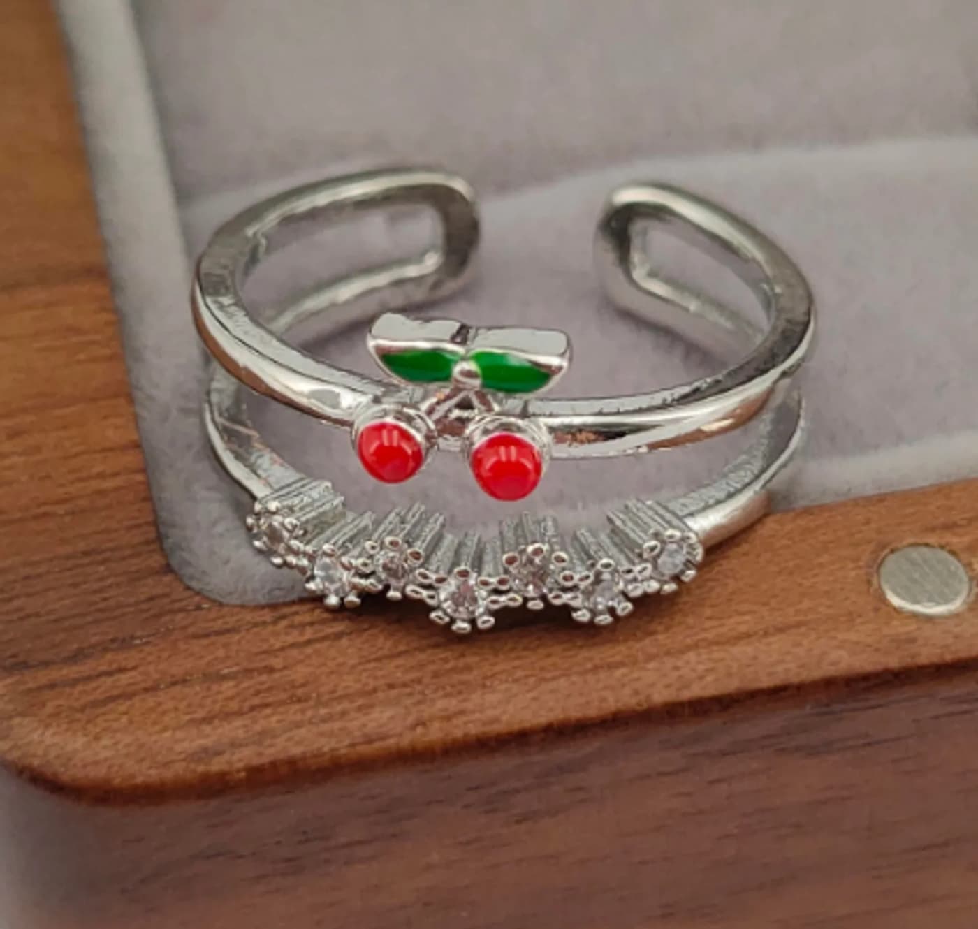 anillo pleteado  ajustable