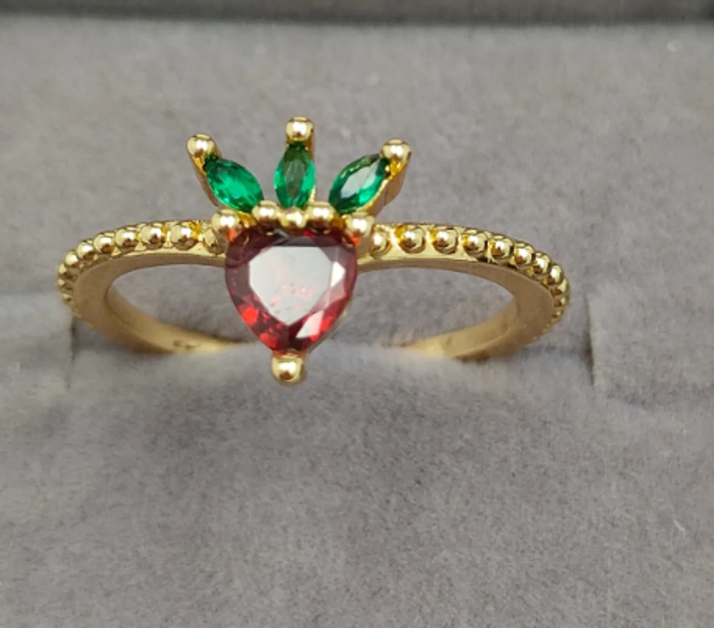 anillo dorado  ajustable