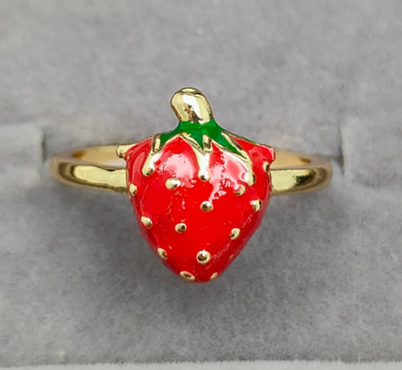 anillo dorado  ajustable