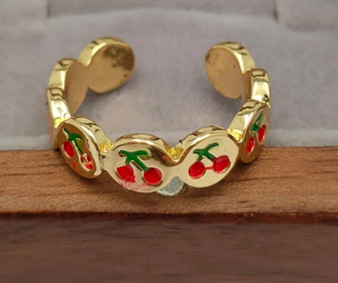 anillo dorado  ajustable