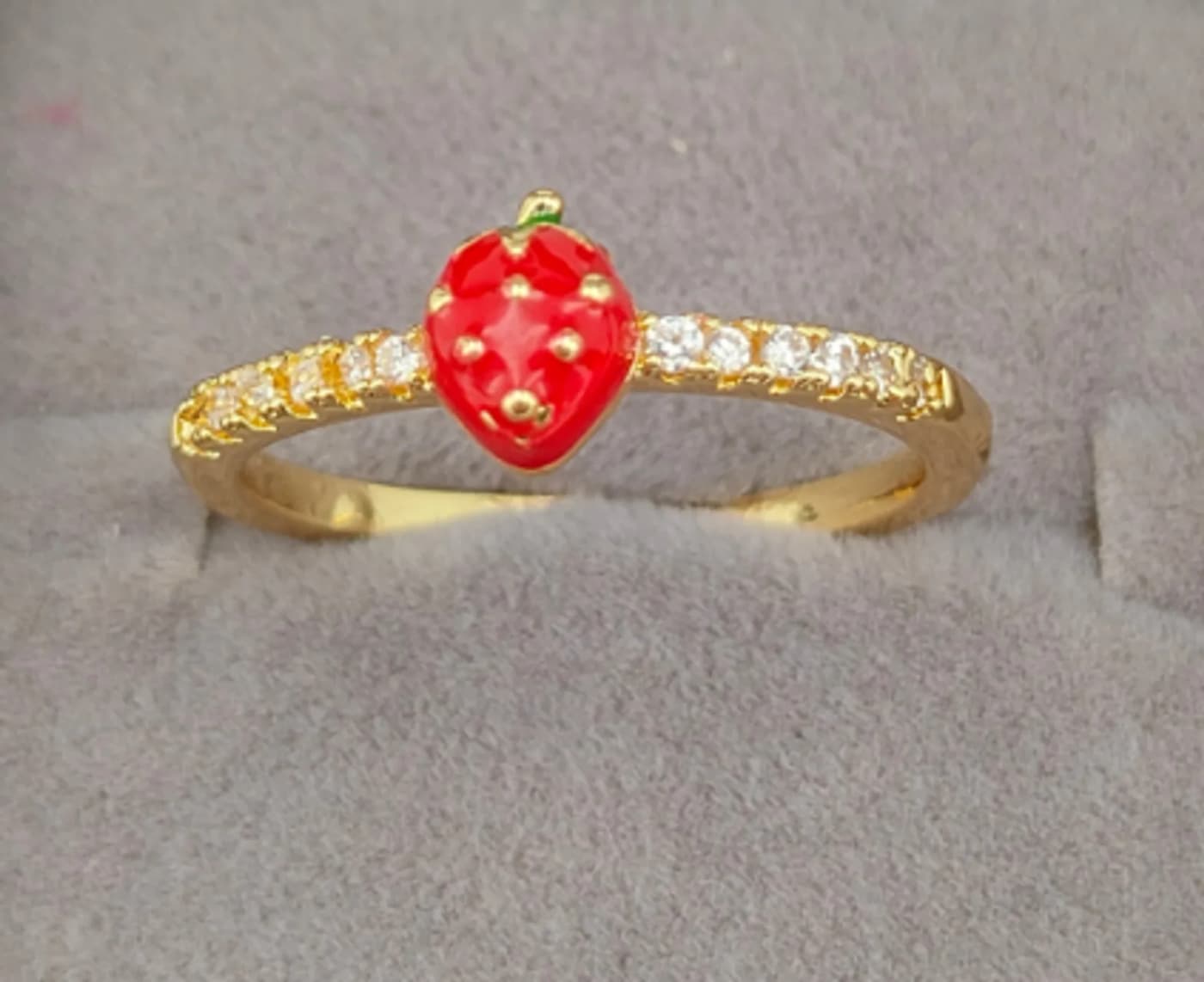 anillo dorado  ajustable