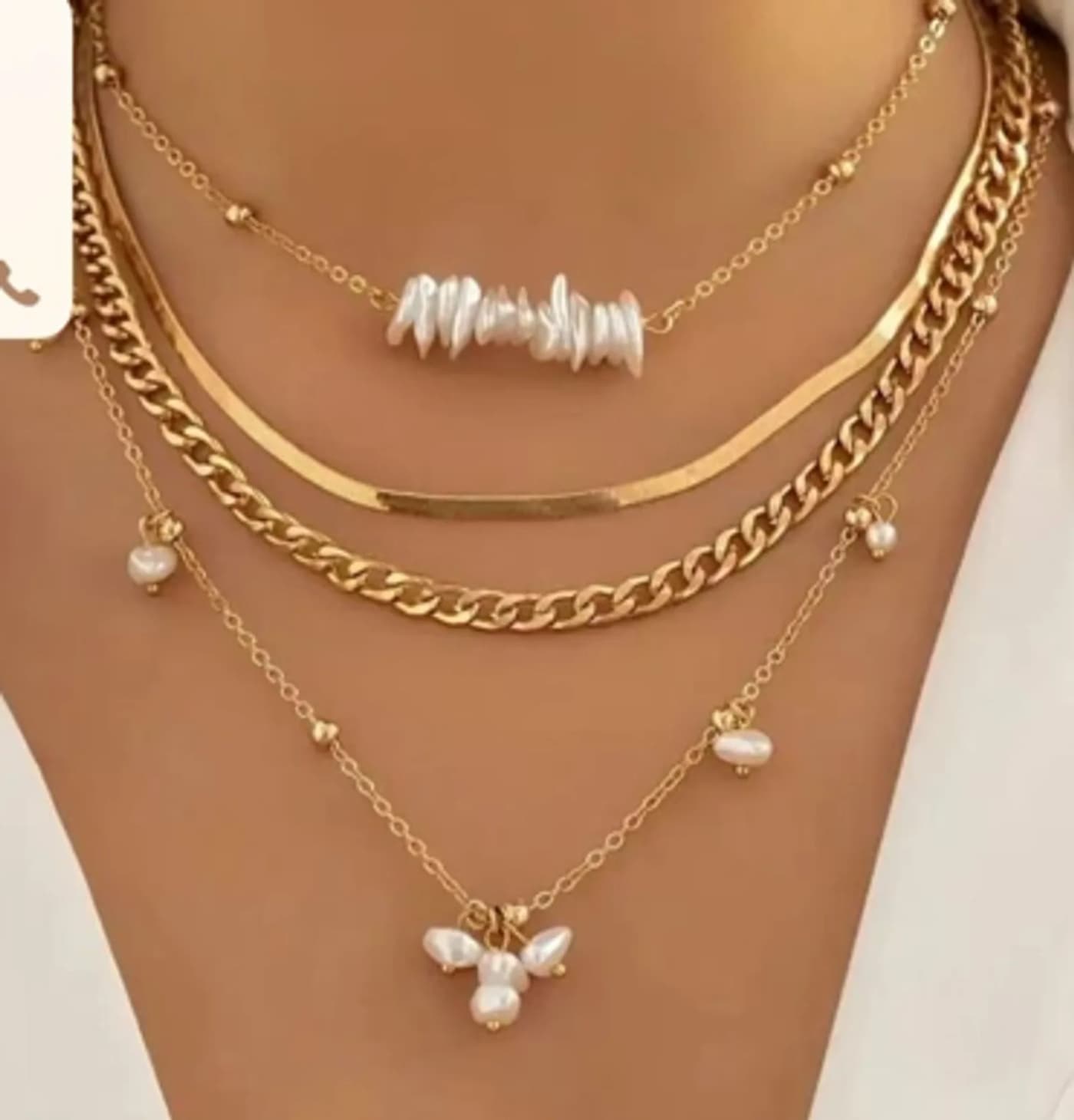 collar con perla do