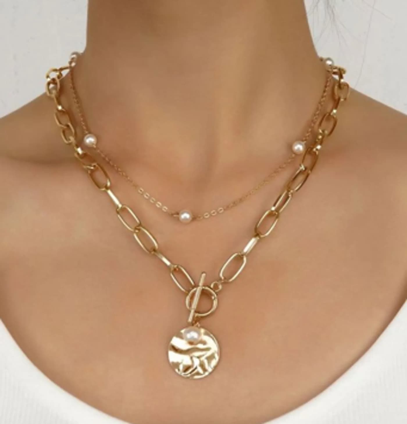 collar con perla do