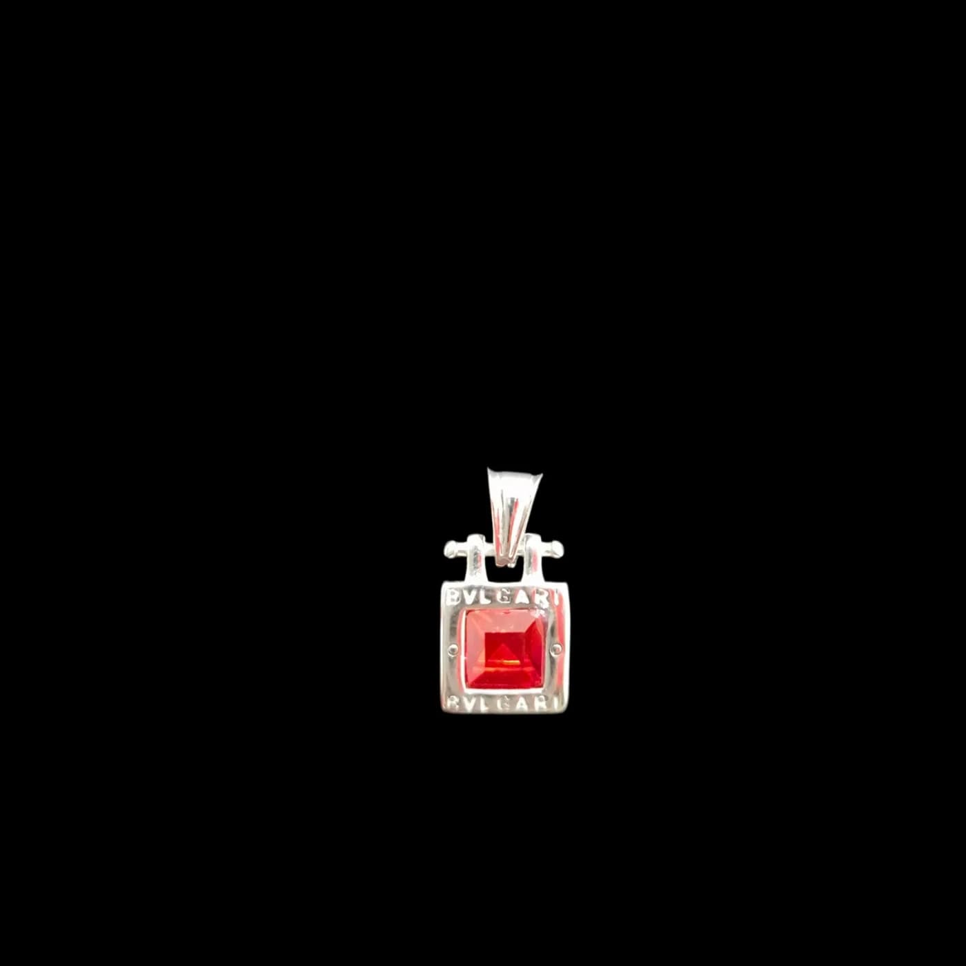 dije de bulgari p 1.0*1.0 rojo