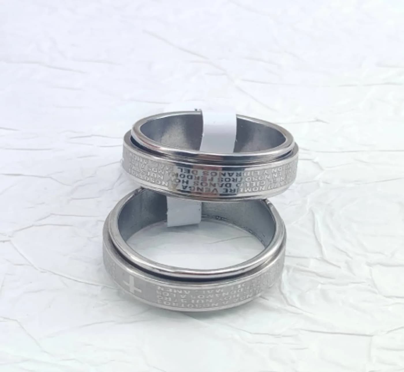 anillo de giratorio con jesus 36 pleteado #17 - #22