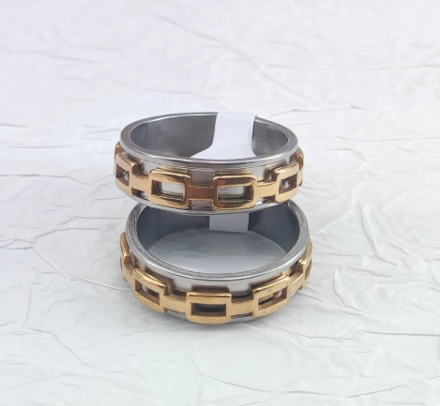 anillo de gratorio pleteado con dorado 36 #17 - #22