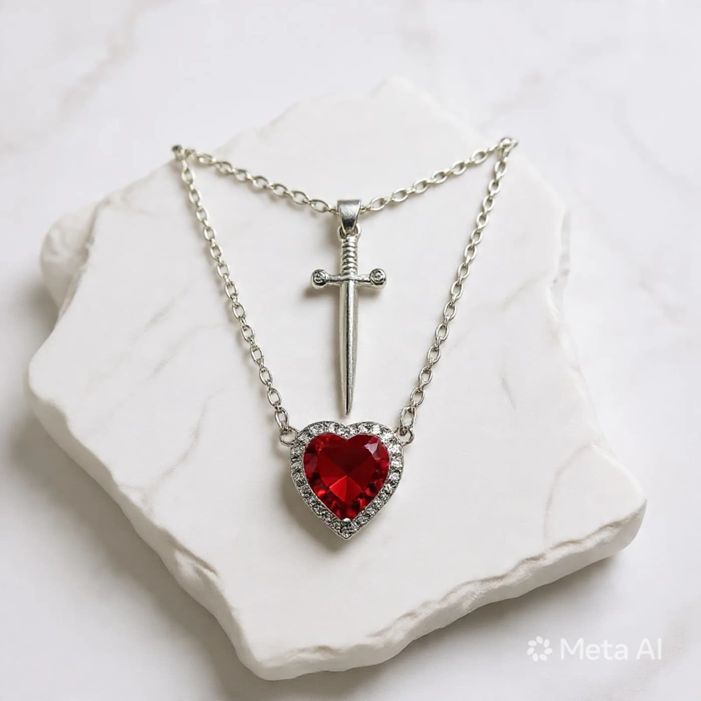 collar de compartir p rojo