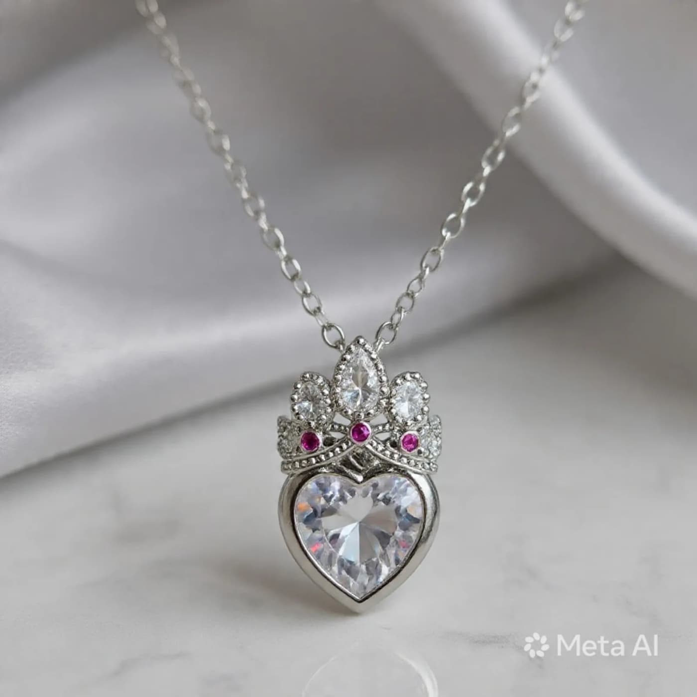 collar cn corona p blanco