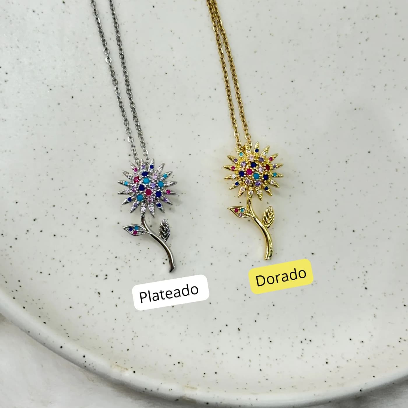 Collar girasol