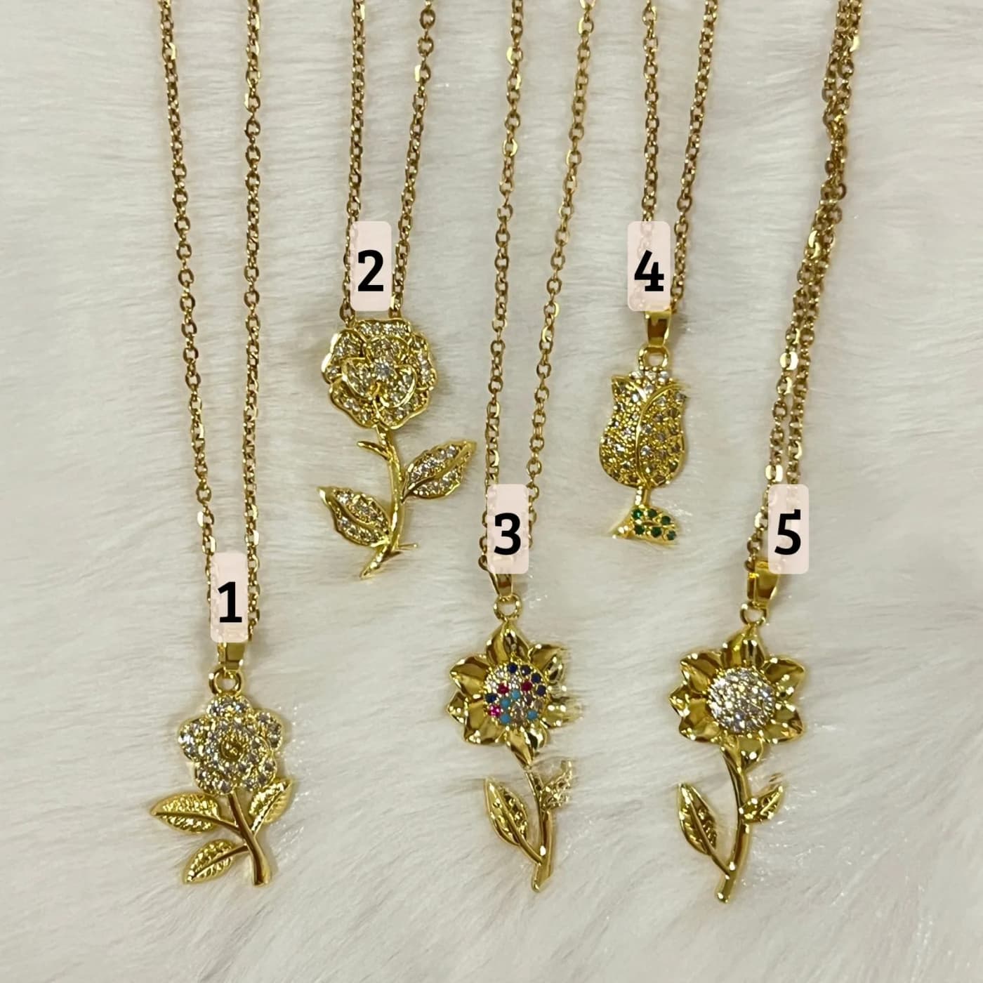 Collar flor
