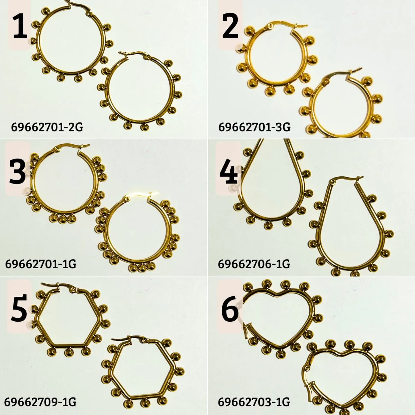 Argollas con perla oferta
