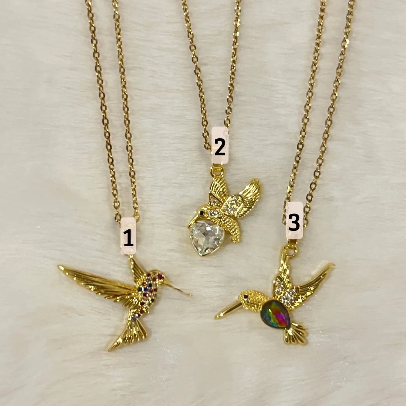 Collar colibri