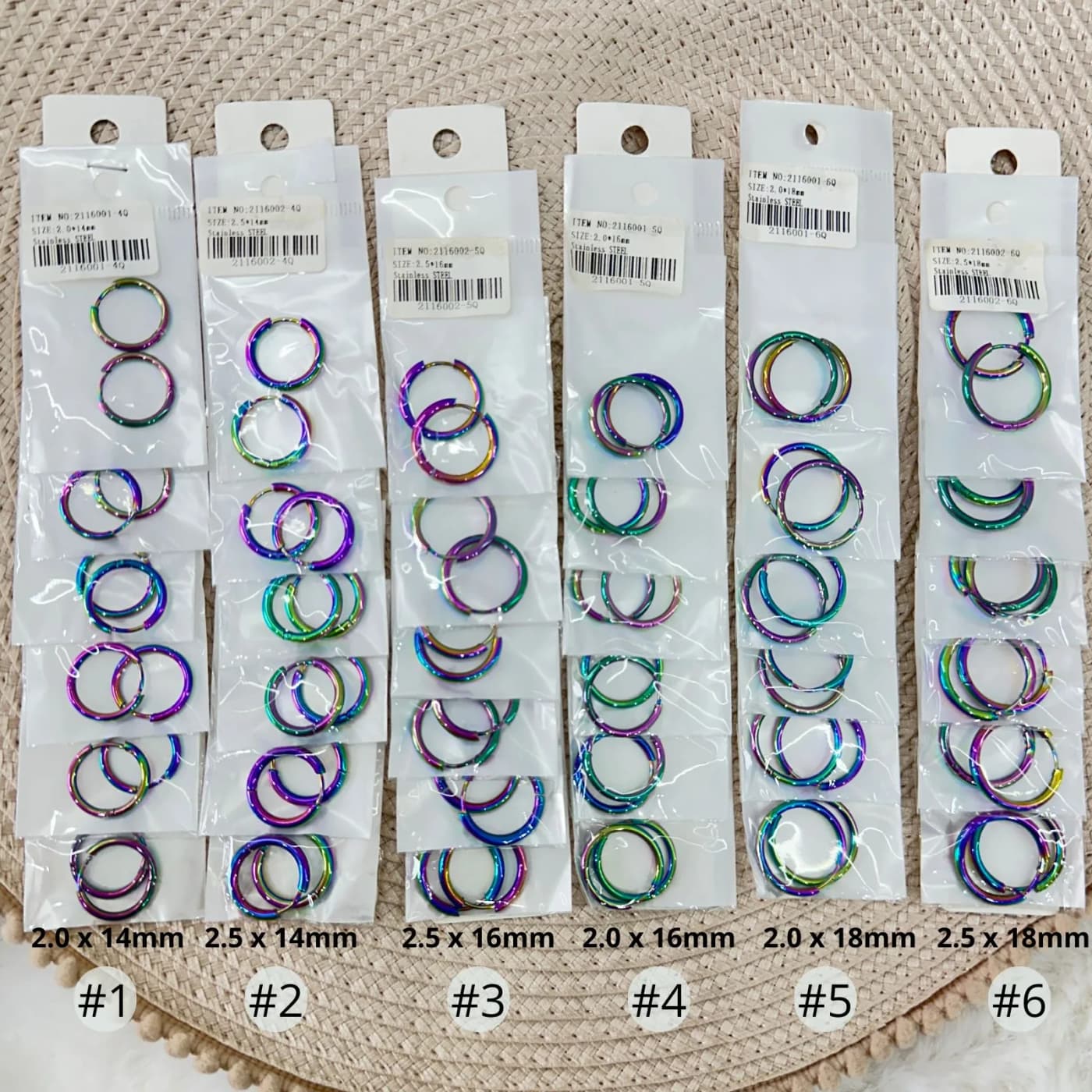 Aros tornasolado